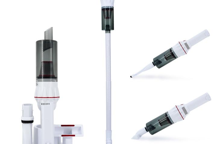 100W 핸디형 소형 가벼운 무선청소기+3종브러쉬&충전거치대