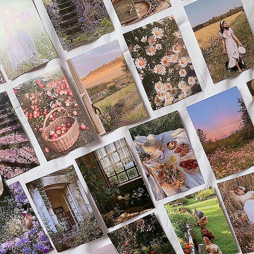 벽꾸미기엽서 인테리어엽서 푸르른 자연 꽃 감성 엽서