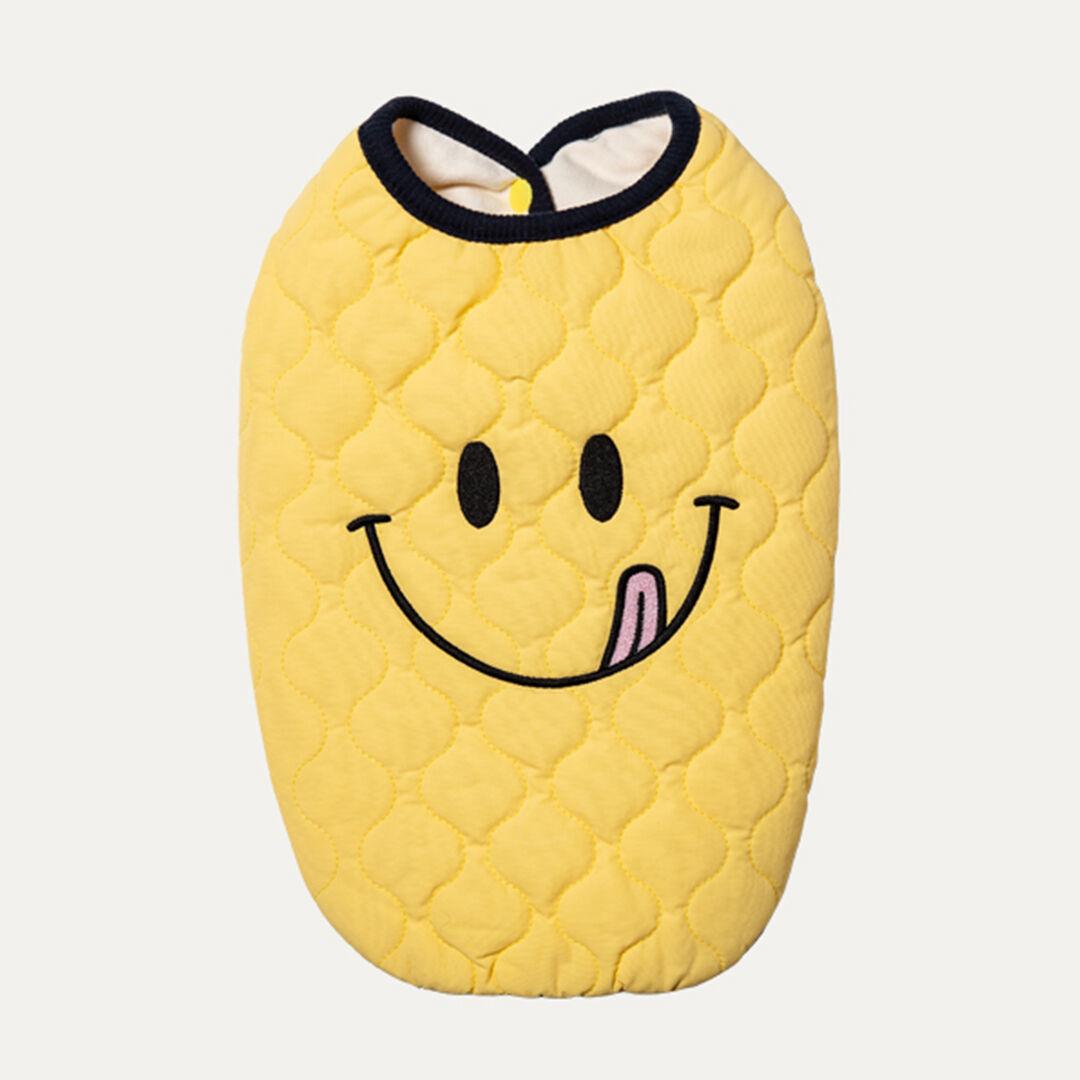 앤블랭크x카페노티드 퀼팅 자켓 옐로우