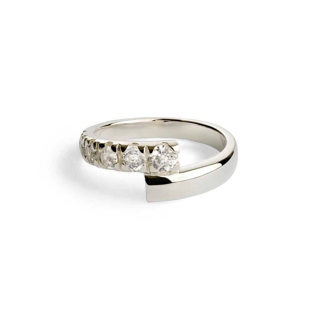 De-aeta half Ring_silver