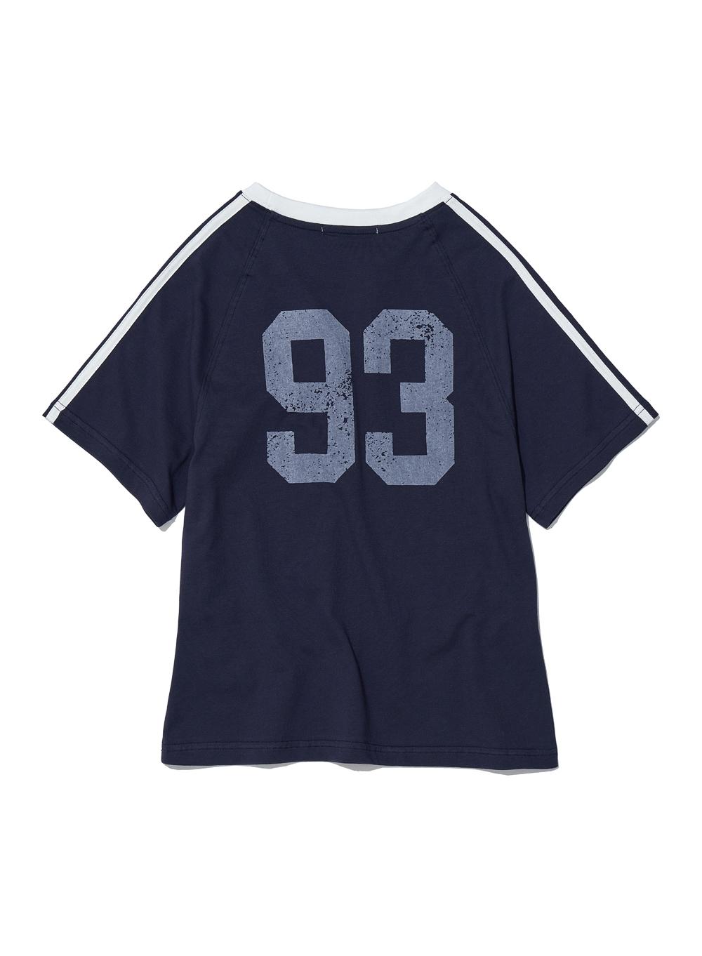 [WOMEN] 93 NUMBERING SHORT SLEEVE TEE_NAVY