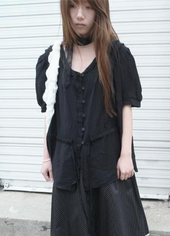 balloon frill blouse (2c)
