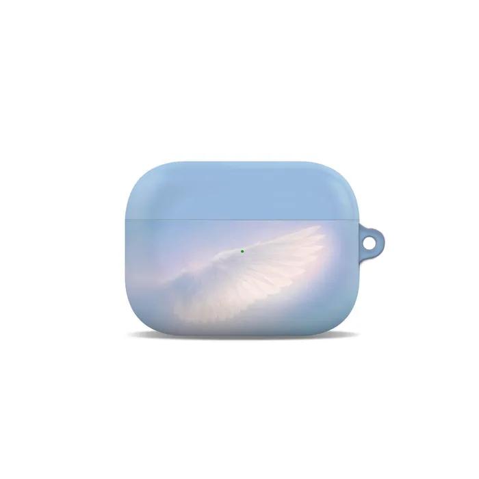 Wing 에어팟 버즈 무광하드 케이스 Ice blue