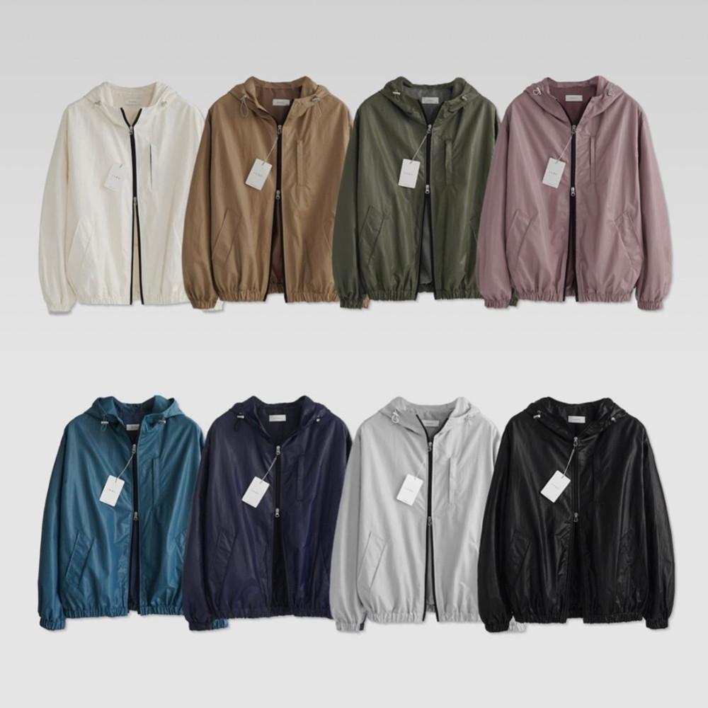 [yoc] wind breaker - 윈드브레이커 아노락 나일론 코팅 후드 자켓 남자