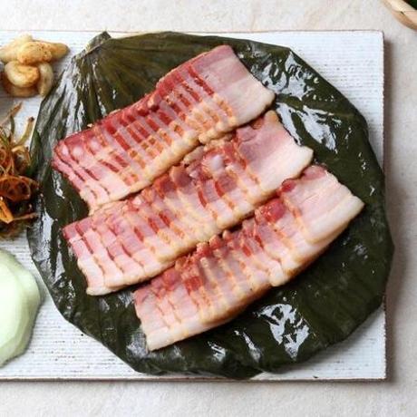 더반찬 배나무골 연잎 삼겹살 슬라이스 (400g)Ku