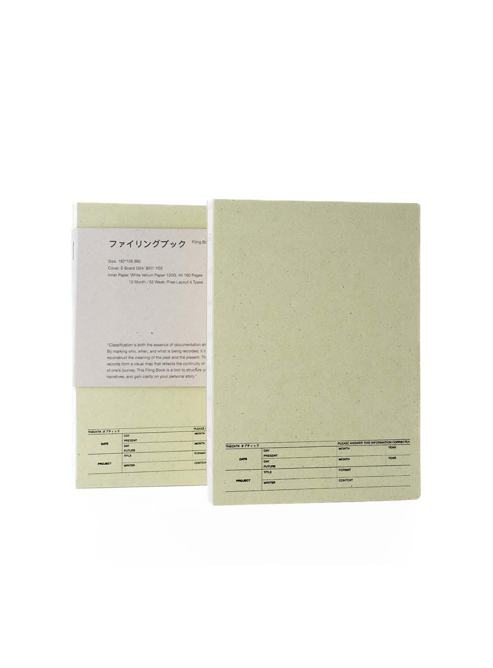 Filing Diary (Apple Green)