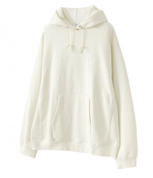 EMBROIDERED CEC HOODIE(IVORY/기모)