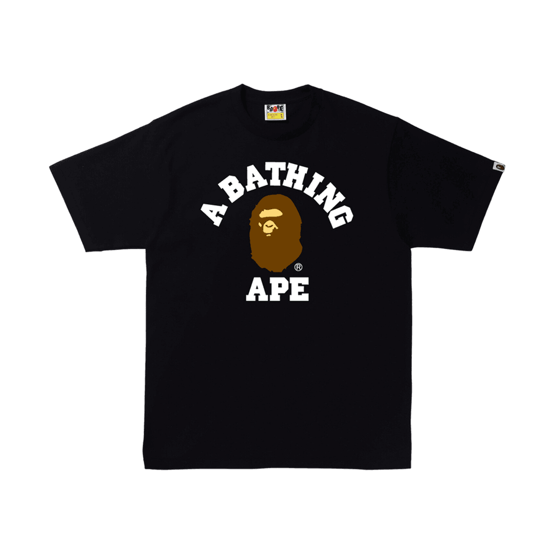 BAPE College T-Shirt Black