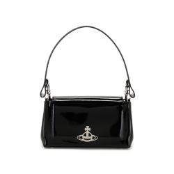 22FW VIVIENNE WESTWOOD 비비안웨스트우드 헤이즐 미디움 숄더백 블랙/핑크 42020005 L001O