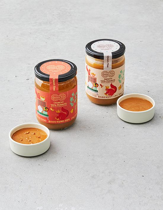 [퀸즈트리] 땅콩 100% 땅콩버터 2종 (택1)
