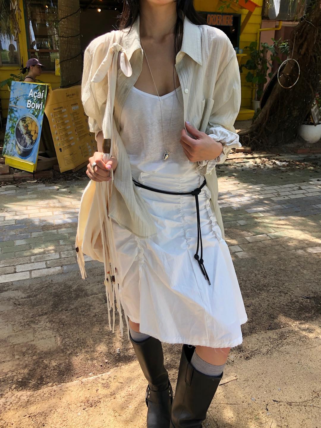 WAVE SKIRT (2COLOR)