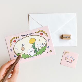 문구 용품 다용도 편지지 카드세트 - 안냥