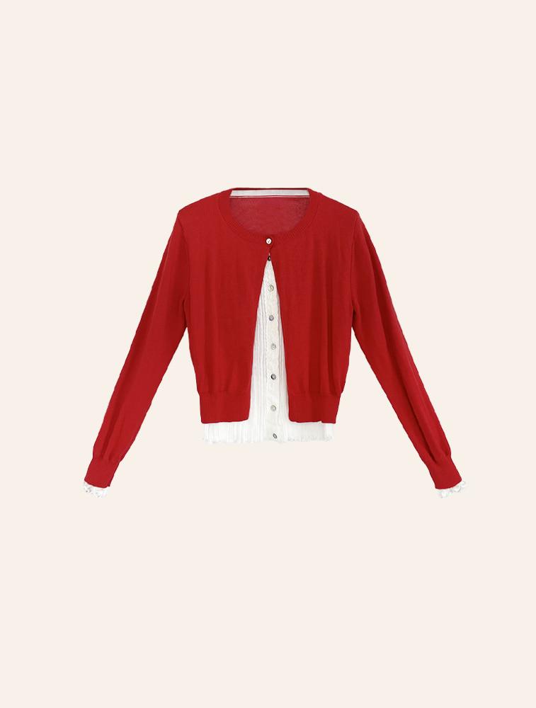 애플 캐시미어 가디건 Apple Cashmere Cardigan