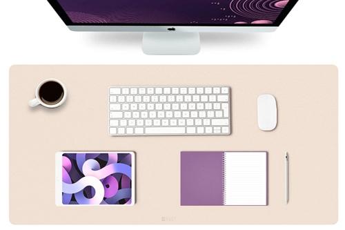 [드라마협찬]논슬립 파스텔 가죽 책상패드 장패드 키보드매트 마우스장패드 5colors