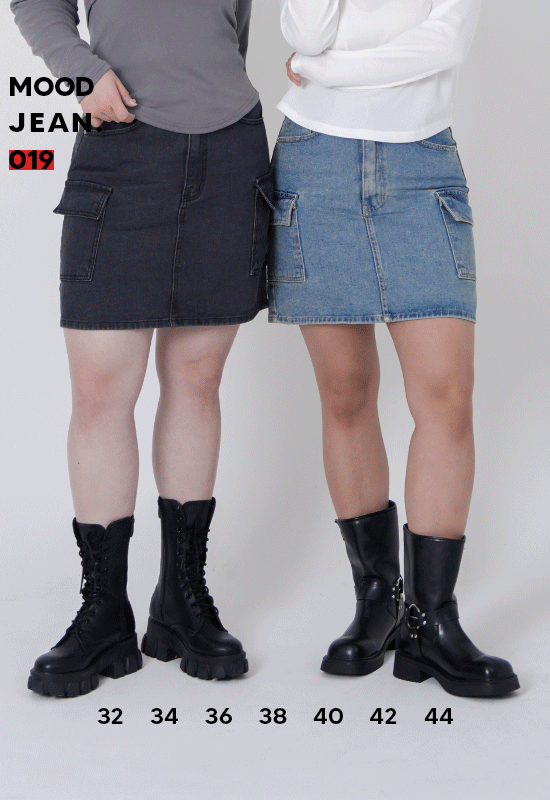 [MOODJEAN] 019 카고 미니 sk (2color)