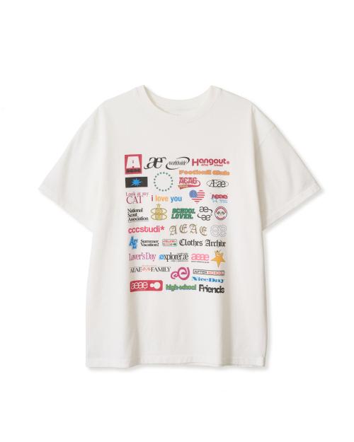 STICKER T-SHIRTS [WHITE]