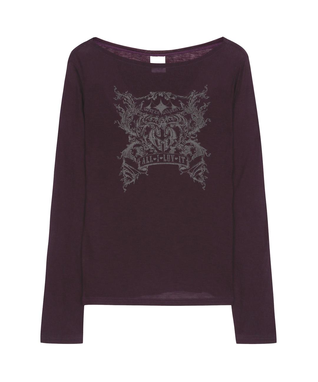 GRAPHIC SHEER MESH TOP_PU