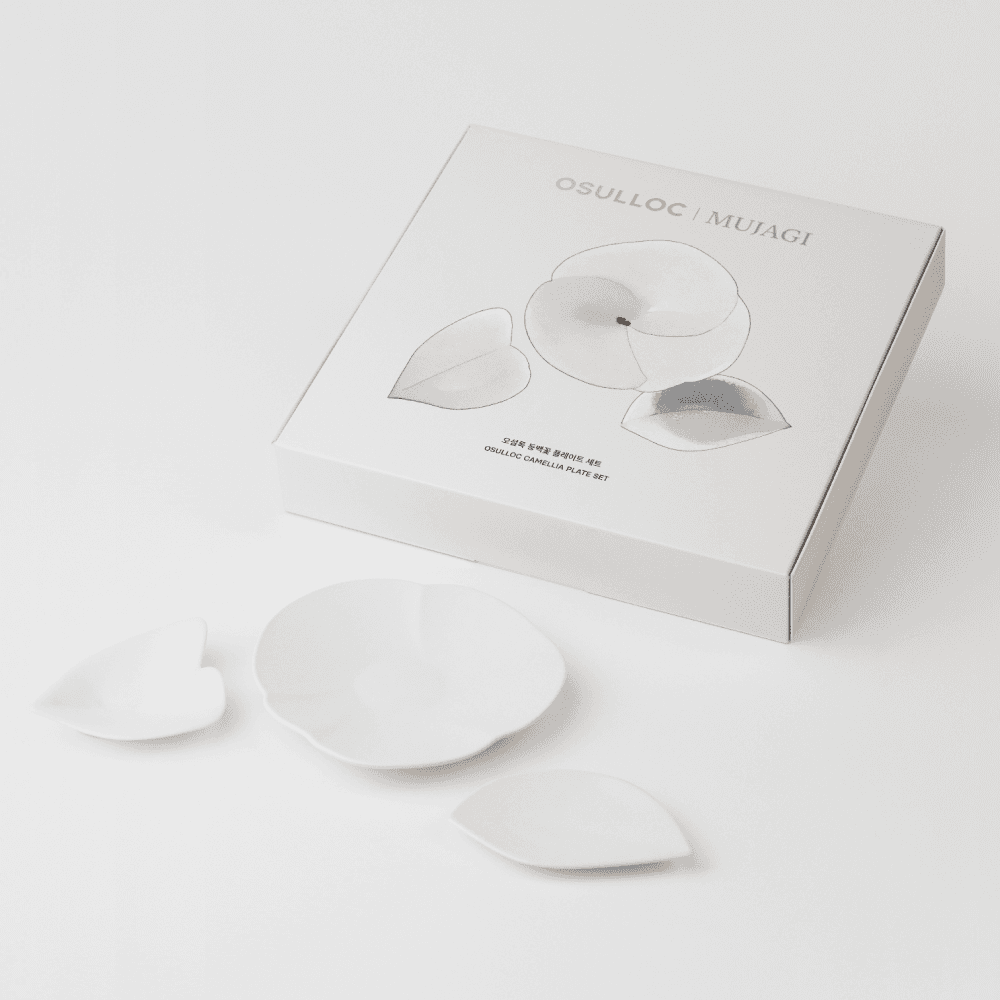 [무자기] 동백꽃 플레이트 세트