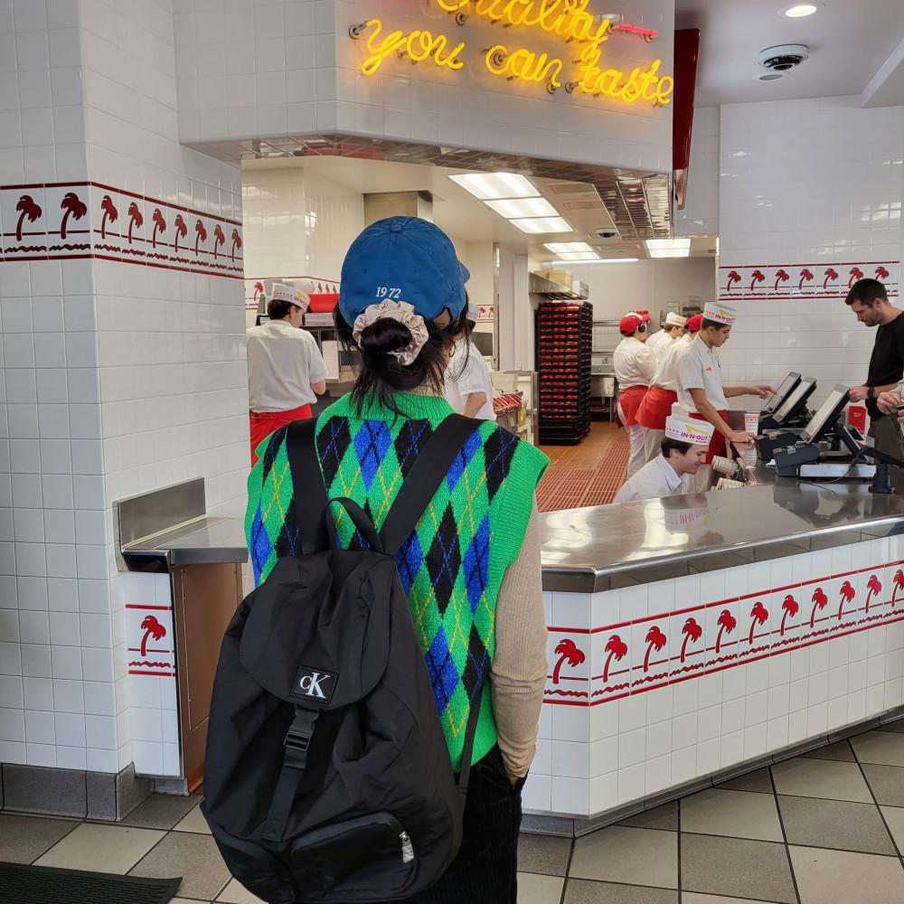 캘빈클라인 백팩 나일론 경량 노트북 고등학생 대학생 직장인