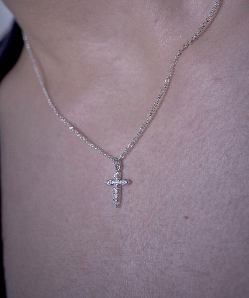N.è-N-10  Cross Cubic Necklace