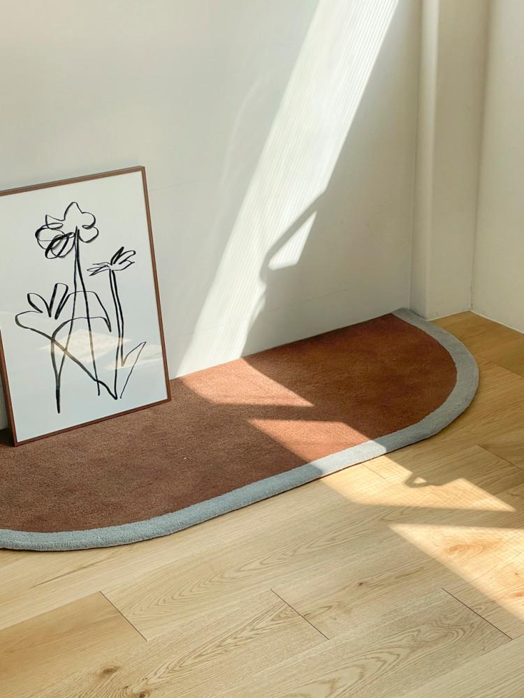 [브라운힐] 삼삼맨션 러그 침실러그 거실러그 발매트 터프팅러그 카페트