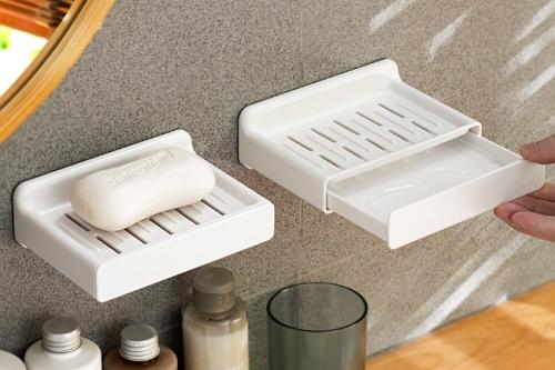 무타공 접착식 비누받침대 비누 거치대 홀더