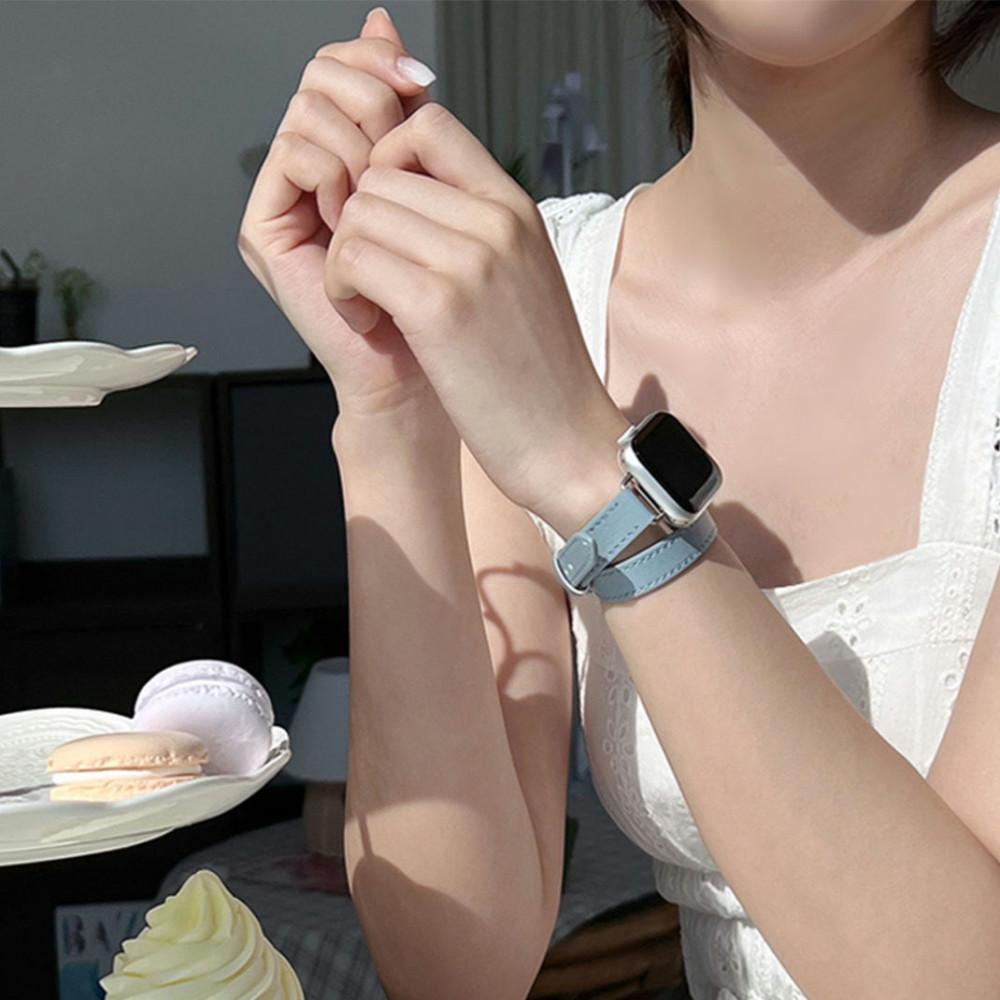 비건레더 미니 스트랩 2in1세트 싱글더블투어 애플워치 갤럭시워치