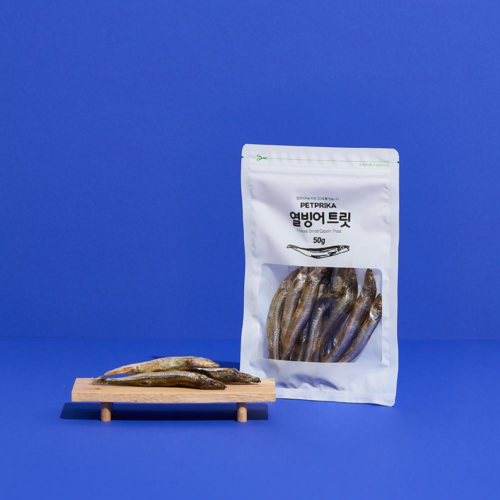 펫프리카 동결건조 열빙어 트릿 100g