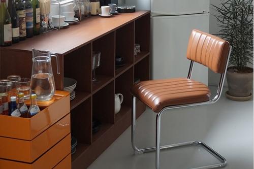 애프터 체어_브라운 /카페 인테리어 식탁 의자