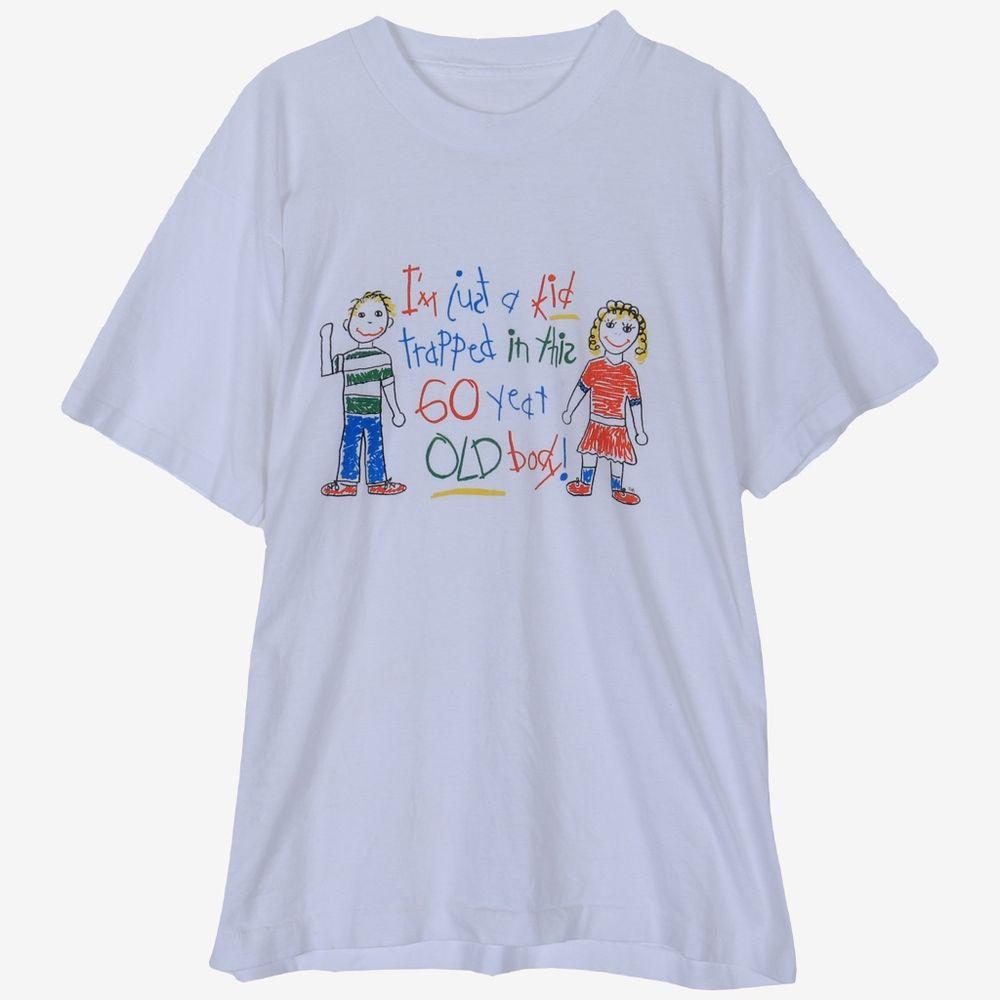 USAUSA 싱글스티치 반팔 티UNISEX(M)