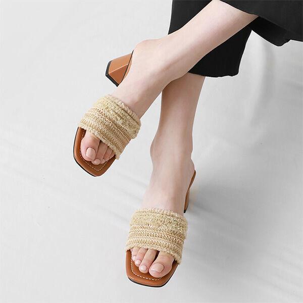 세컨데일리 DIAN 디안 뮬 샌들힐 브라운