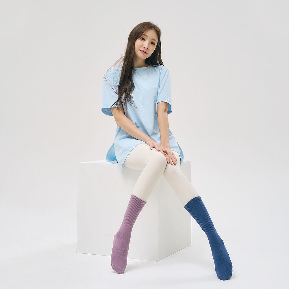 오짐 필라테스 양말 요가 논슬립 롱삭스 니삭스 10컬러