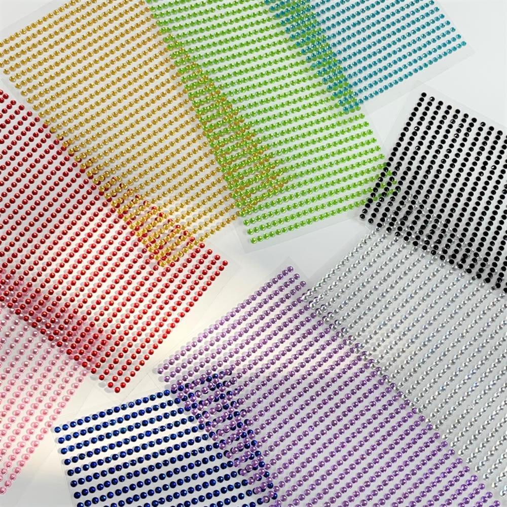 다꾸 라인 줄 큐빅 스티커 9color