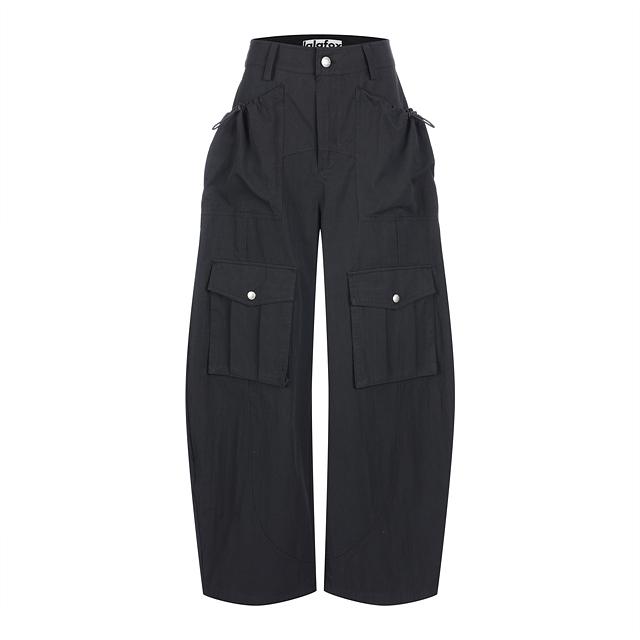 THIN CARGO POCKET PANTS 포켓 카고 바지 BLACK BR2WP004