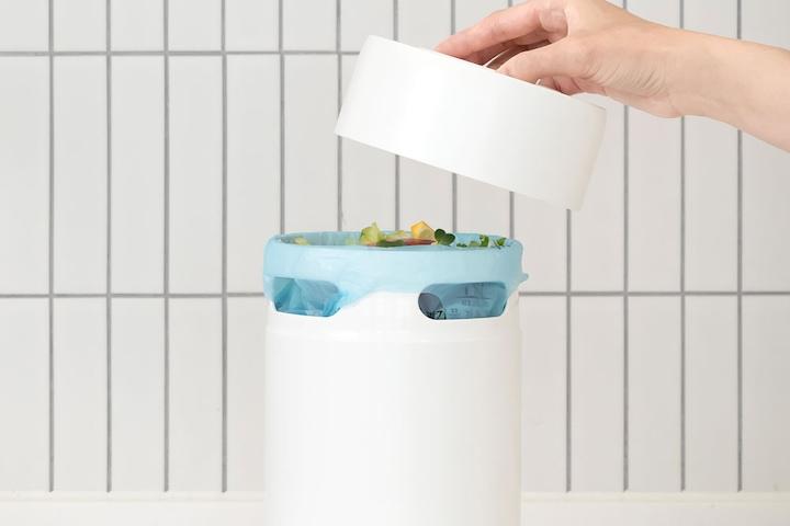 [리퍼]냄새 완벽차단! 디자인특허 실루엣 음식물 쓰레기통 3L