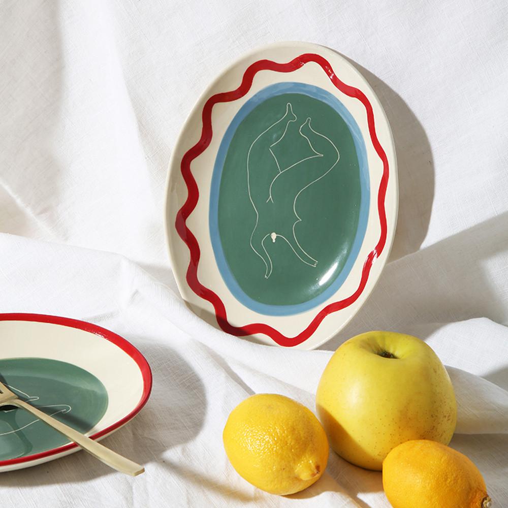 정식수입원 레티티아 후제 타원 접시 22cm 프라이데이나잇 삼바 8종 택 1