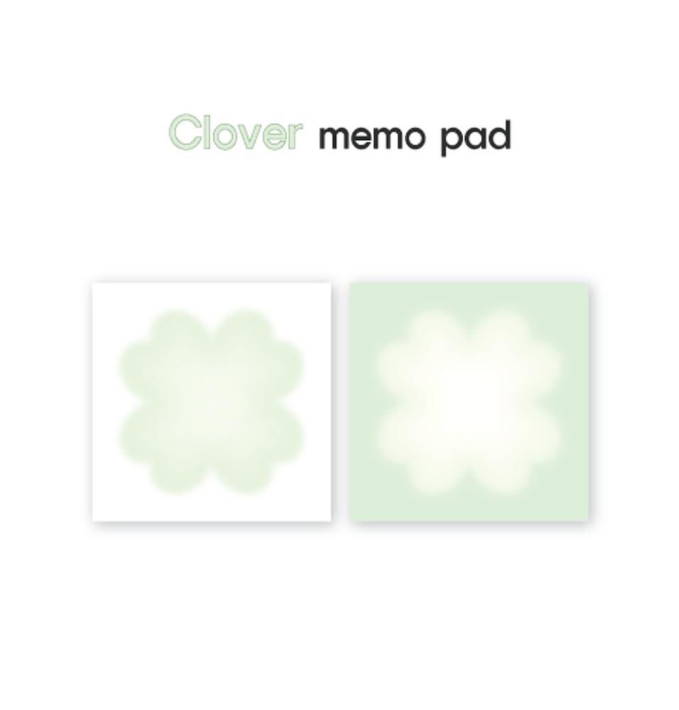 클로버 메모지 Clover memo pad 메모패드 떡메