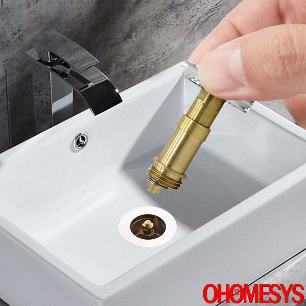 세면대부속품 세면대 마개 물마개 교체 똑딱이