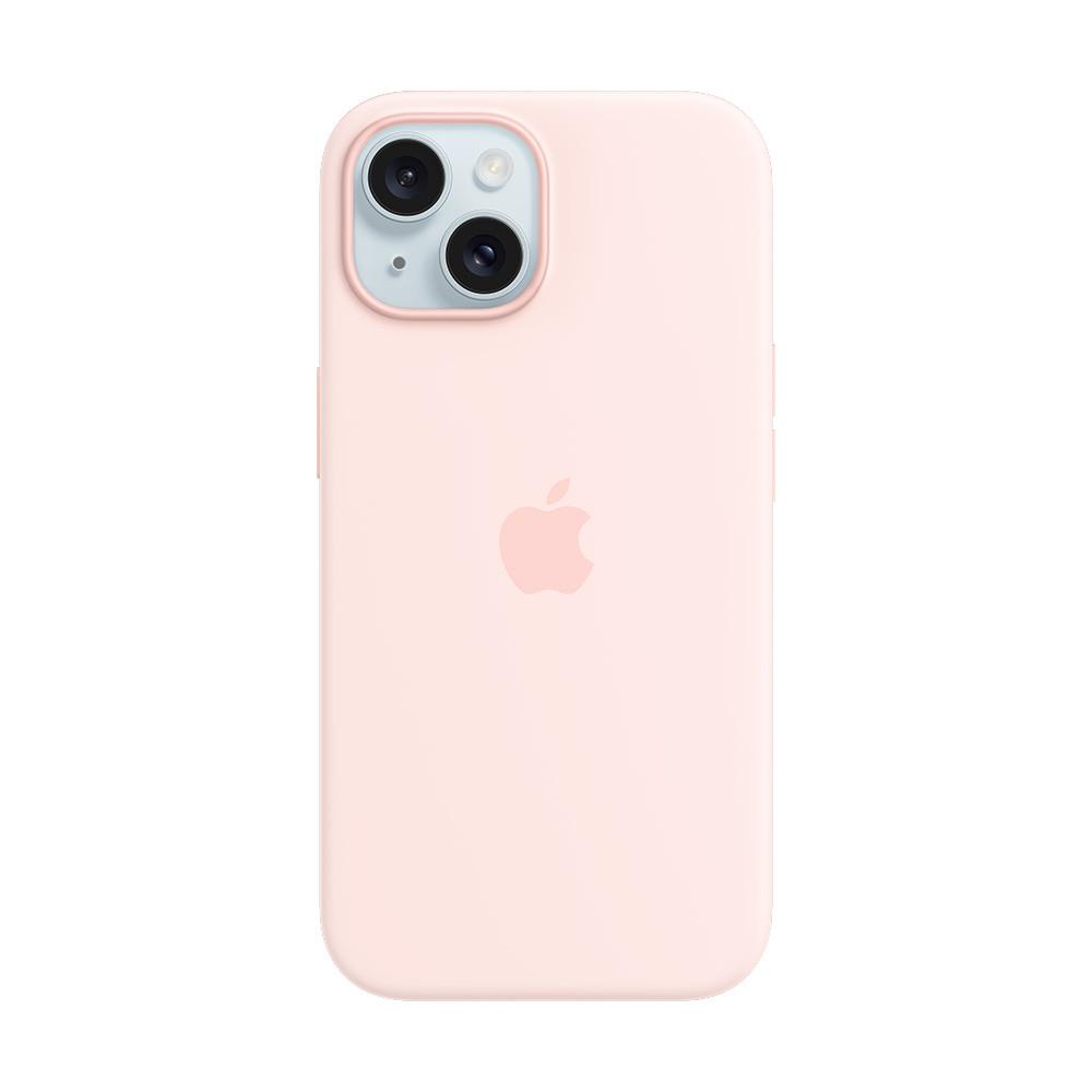 Apple 맥세이프 아이폰 15 실리콘 케이스 - 라이트 핑크 (MT0U3FE/A) : 애플 공식 브랜드스토어