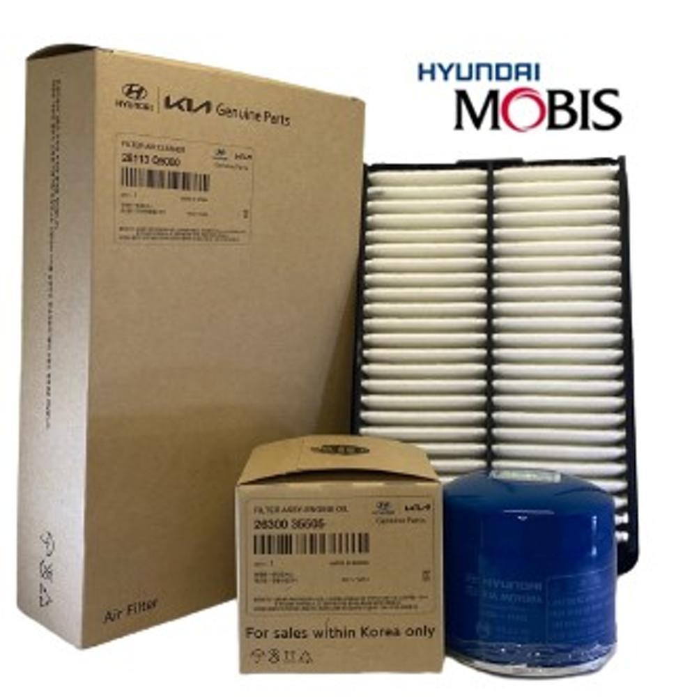 셀토스 1.6 터보 가솔린 순정 엔진오일필터+에어크리너 세트(35505+Q5000)