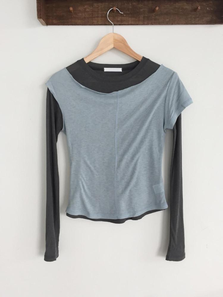 combo sleeve t set (3color)