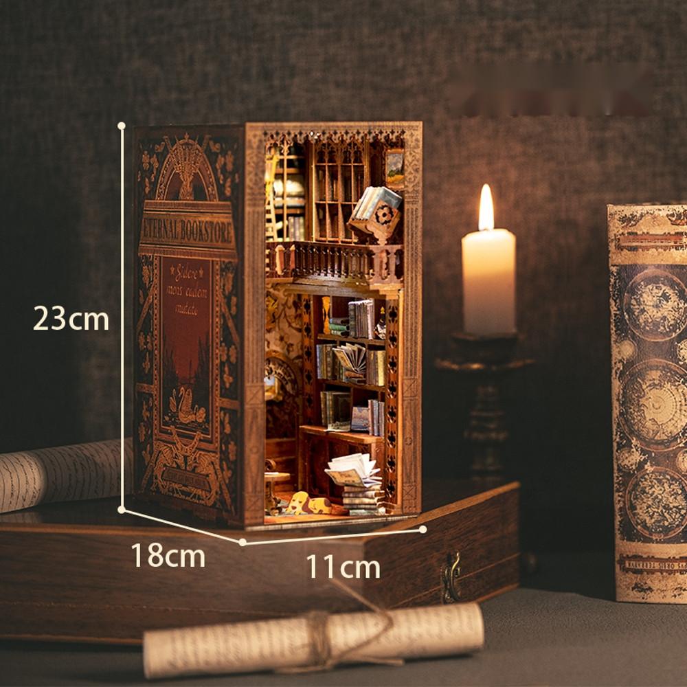 DIY 책꽃이 미니어처 book nook 북 스탠드 영원한 서재 항해의 기억 북엔드