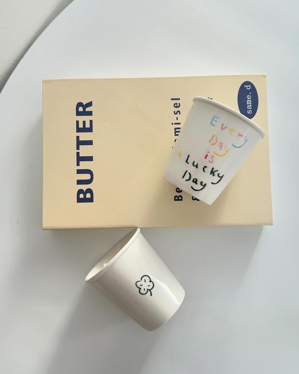 럭키 드로잉 클로버 컵