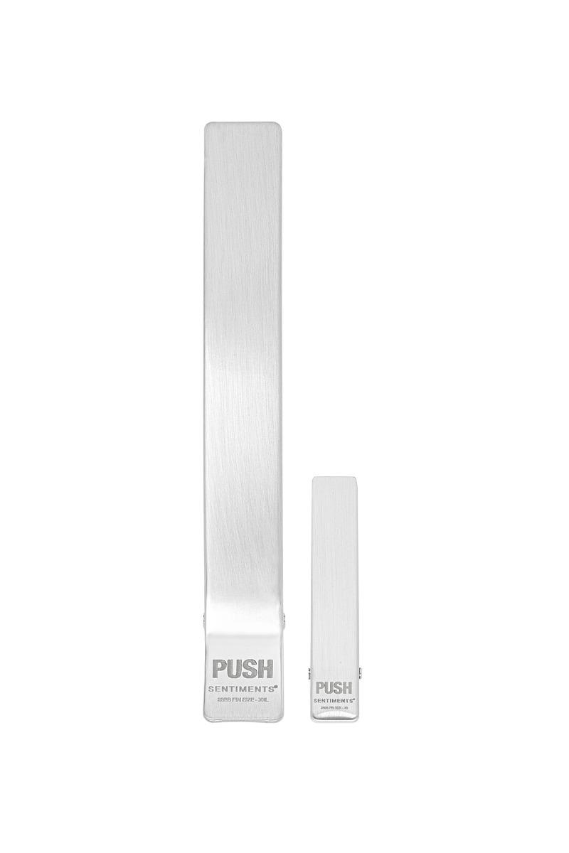 NO.353 [SILVER] HAIR PIN 2set XXL 푸쉬핀 클립