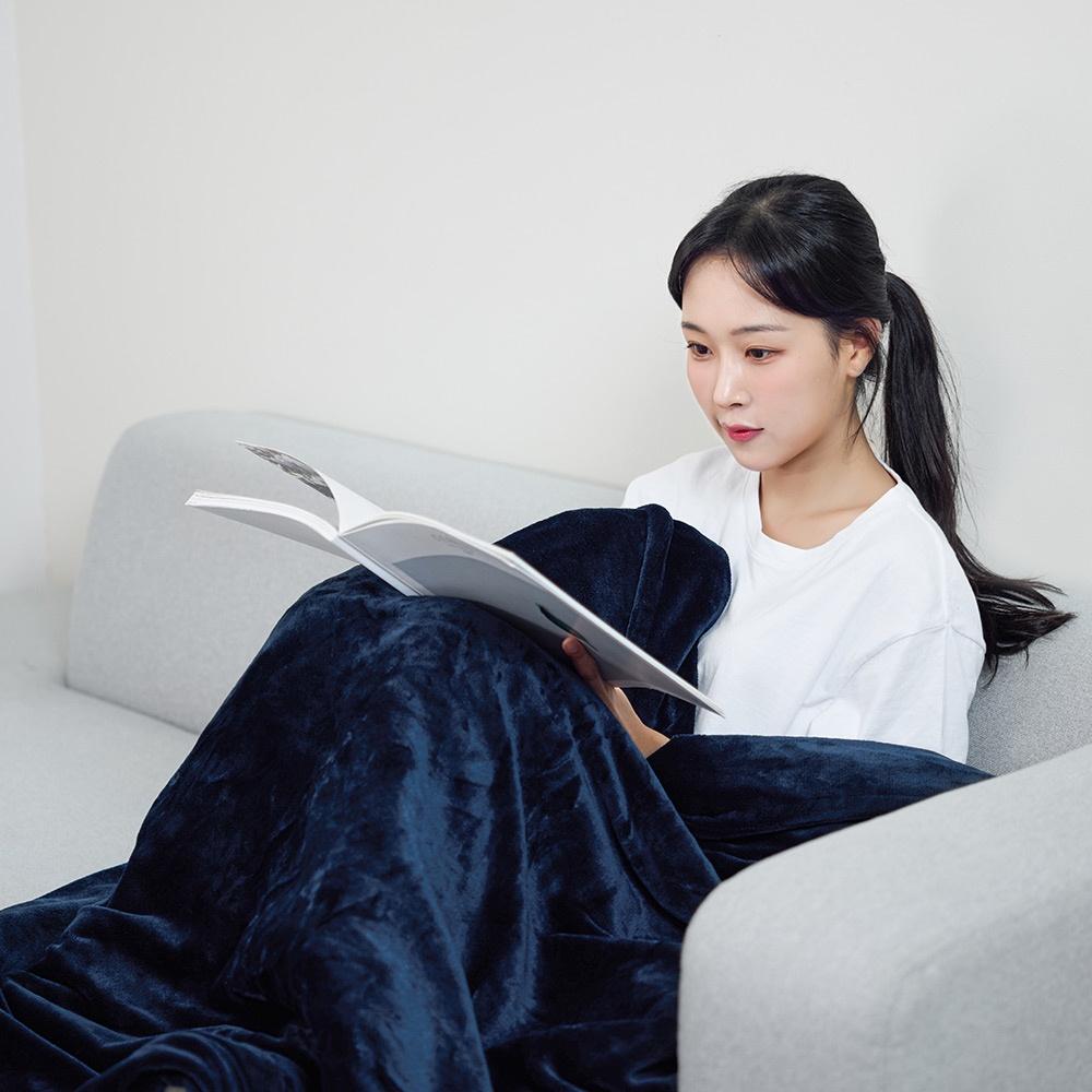 오아 포그밍 전기 무릎 담요 온열 극세사 캠핑 휴대용 사무실 차량용 전기요