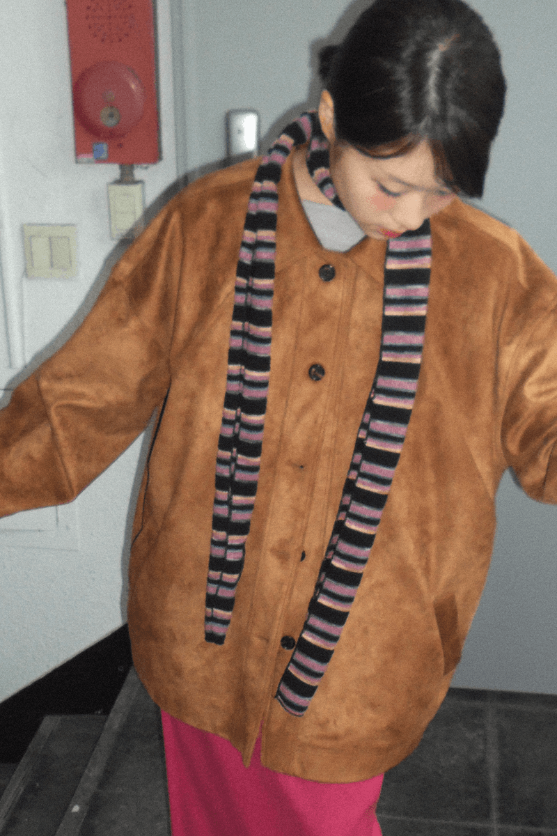 [4차입고완료]Vintage Stripe Knit Muffler