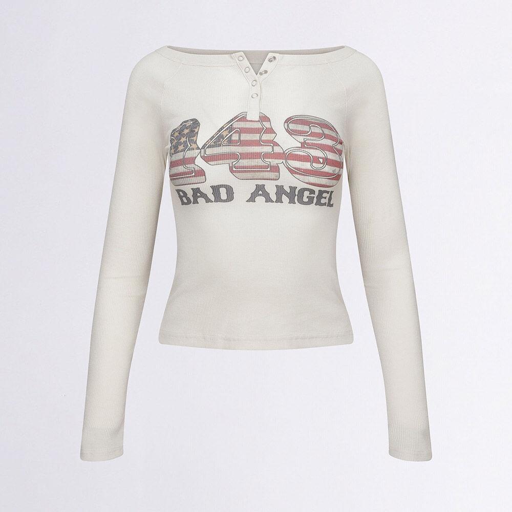Flag Raglan T-shirt Raw