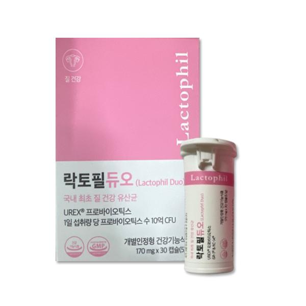 락토필 듀오 170mg x 30캡슐