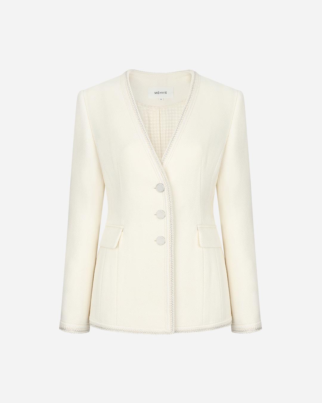 무이 트위드 자켓