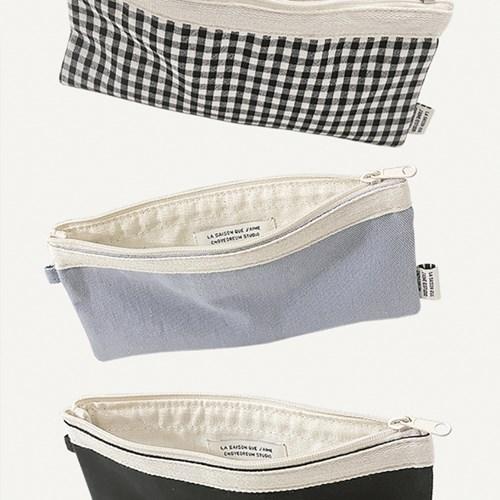 초여름 플랫 펜슬파우치